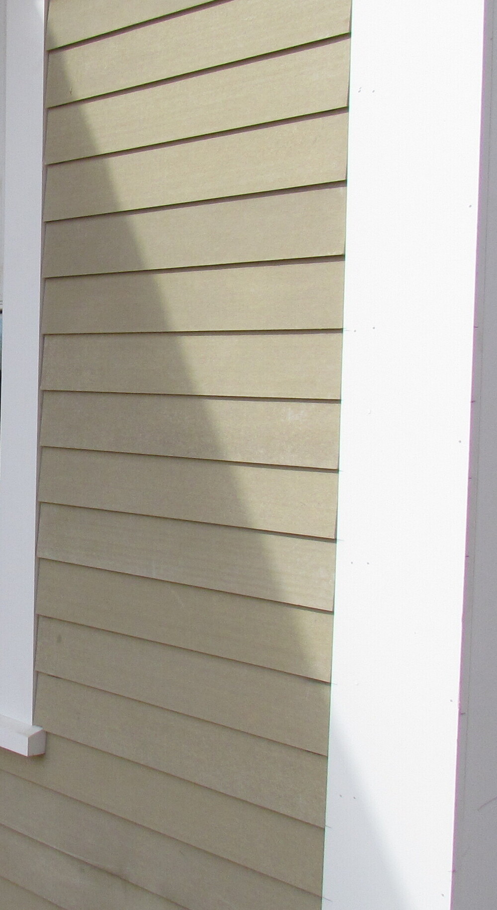 Close-up of fiber cement lap siding texture